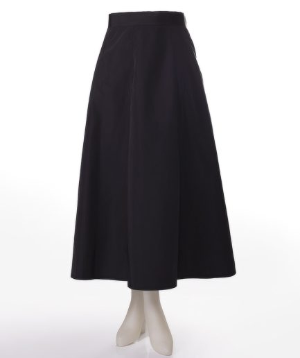 دامن کلوش مشکی بلند بارانی