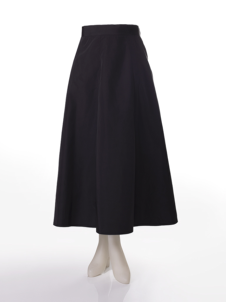 دامن کلوش مشکی بلند بارانی