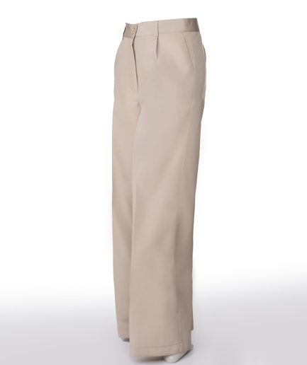 شلوار بارانی کرمی زنانه