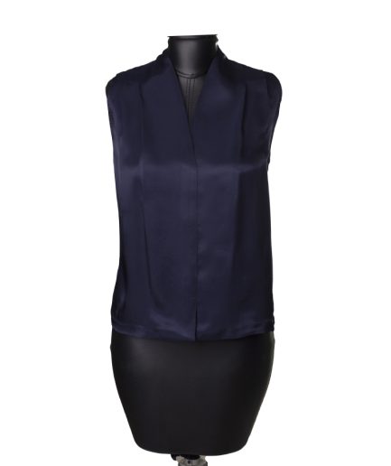 تاپ حلقه ای سرمه ای ویسکوز زنانه