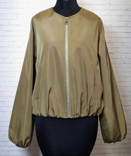 کاپشن سبز پایین کش زنانه