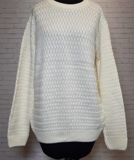 بلوز بافت سبدی سفید زنانه