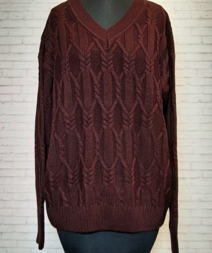 بلوز بافت پنجره ای زرشکی زنانه