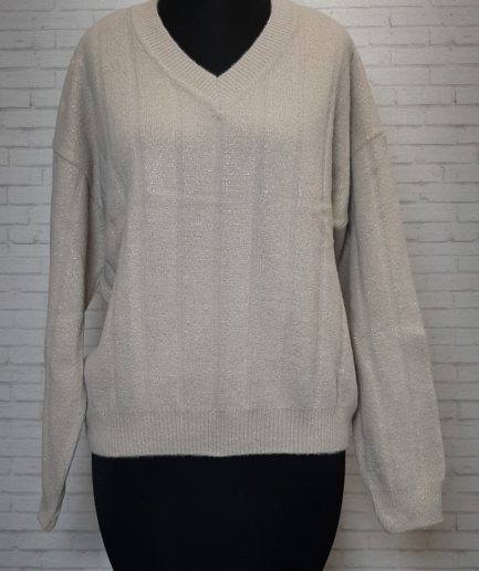 بلوز بافت لمه دار پنککی زنانه