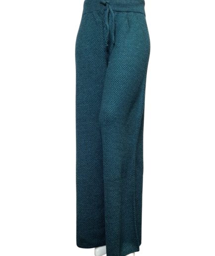 شلوار بافت ساده کله غازی زنانه