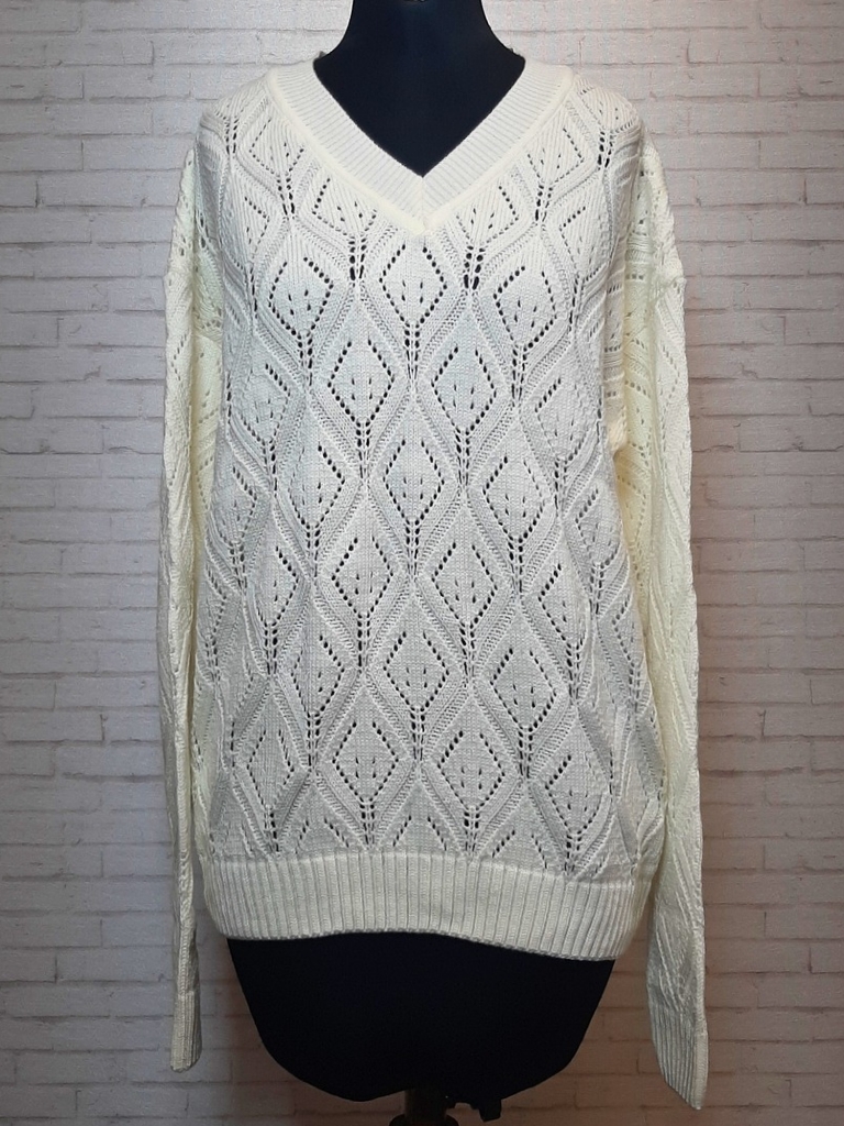 بلوز بافت سفید عنکبوتی زنانه