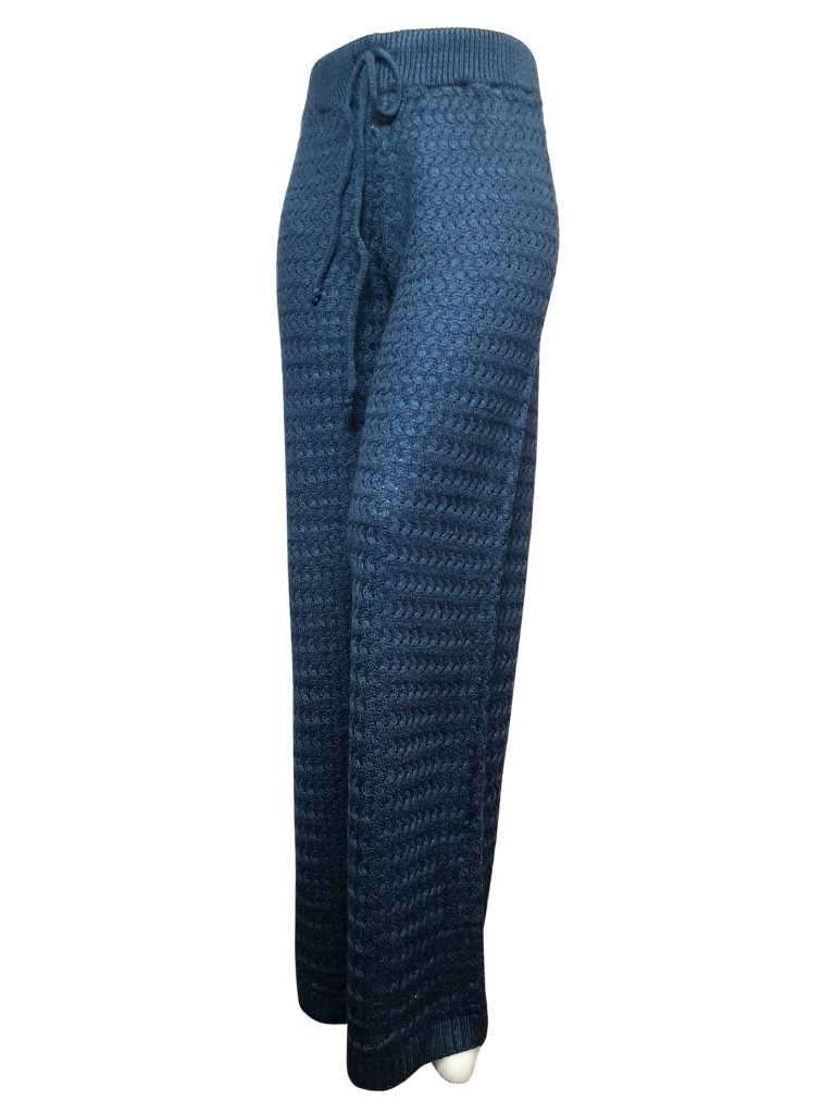 شلوار بافت سرمه ای رینگر زنانه