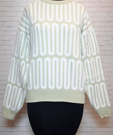 پلیور فرکانسی سبز ماچا زنانه