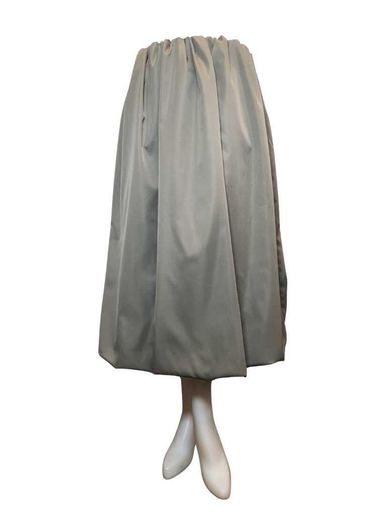 دامن گتردار بلند سبز بارانی