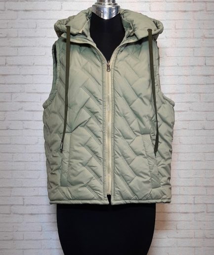 پافر امبردی سبز دو رو زنانه