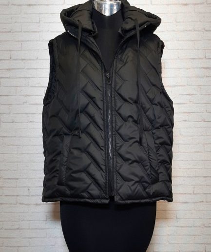 پافر امبردی مشکی دو رو زنانه