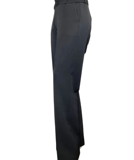 شلوار راسته مشکی کرپ زنانه