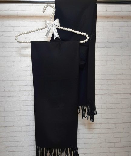 زیبو | Ziboo 13 شال موهر مشکی ساده