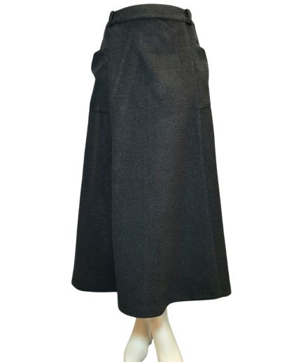 دامن بلند 6 ترک فوتر زغالی