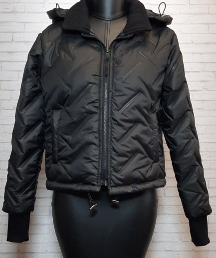 کاپشن کراپ امبردی مشکی زنانه