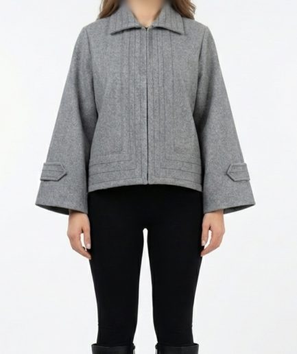 کت فوتر طوسی زنانه