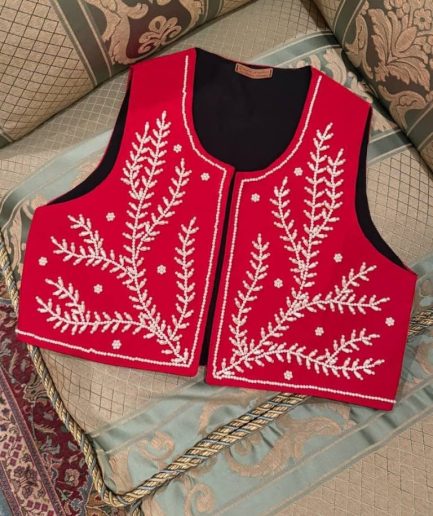 زیبو | Ziboo 31 جلیقه قرمز گندم زنانه