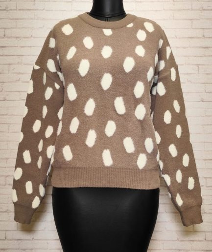 پلیور موشی طرح توپی زنانه