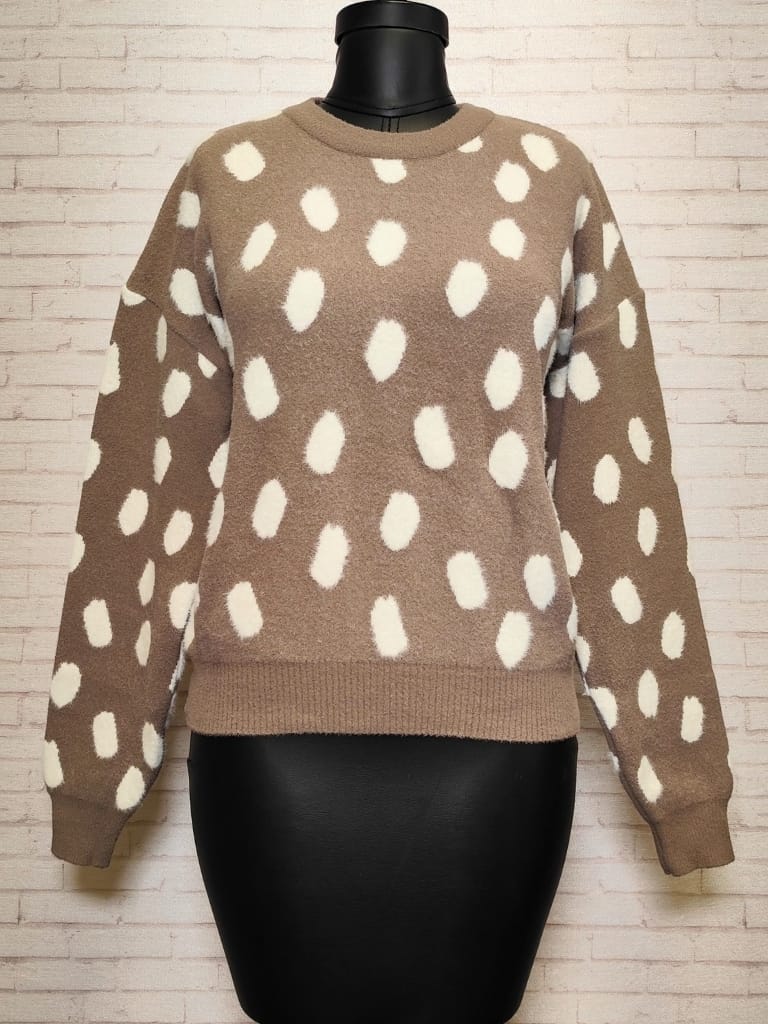 پلیور موشی طرح توپی زنانه