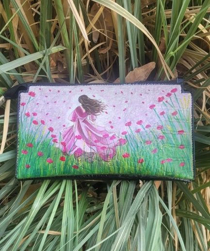 کیف چرم مشکی دختر رویا زنانه