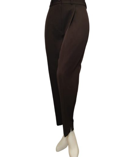 شلوار مام استایل قهوه ای زنانه