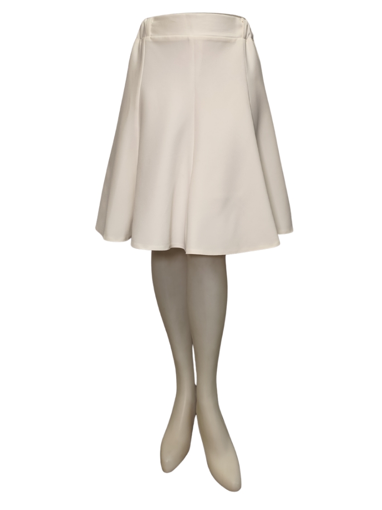 دامن کوتاه چند ترک کلوش سفید