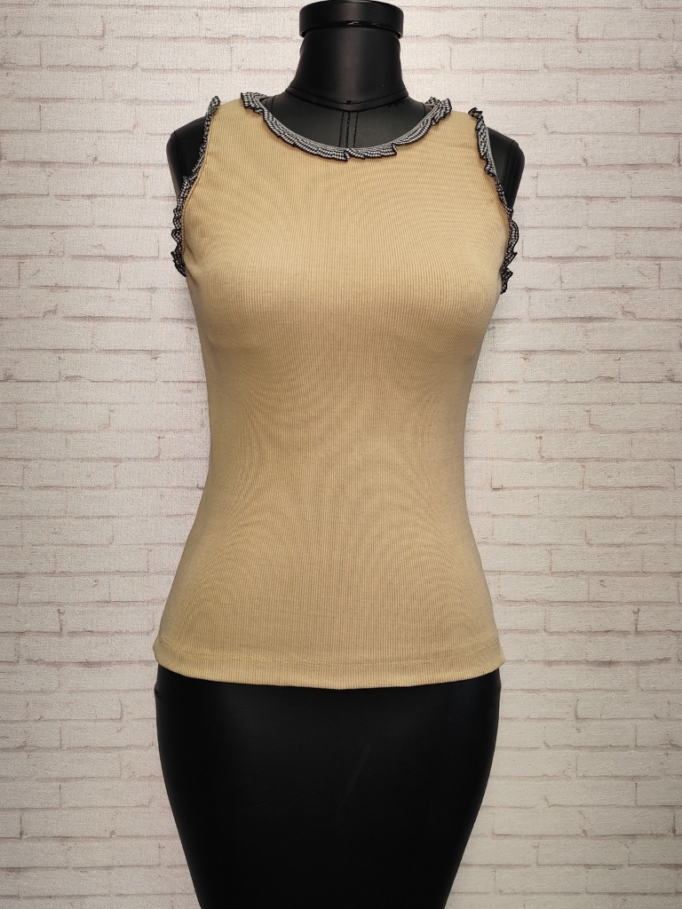 تاپ کش باف کرمی نواردوزی