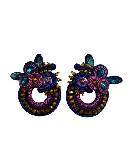 گوشواره دایره بنفش