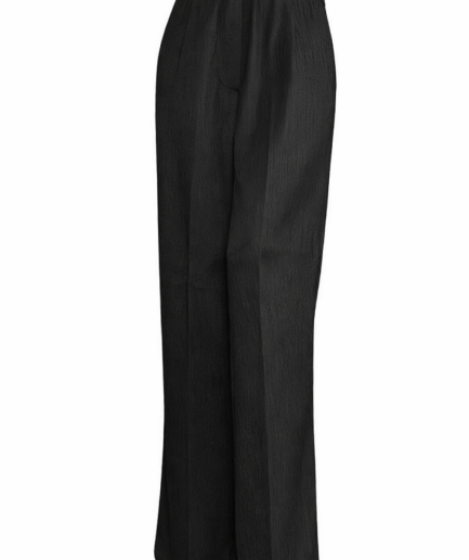 شلوار پلیسه مشکی زنانه