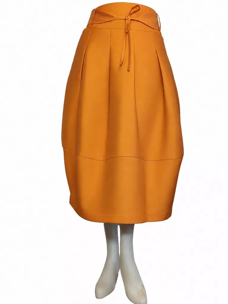 دامن خمره ای نارنجی زنانه